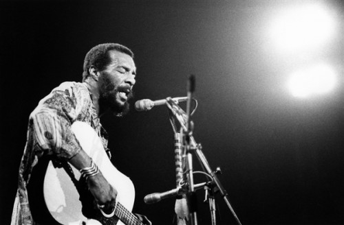Fin Costello / Redferns file via Getty Images Richie Havens in concert in 1973. 