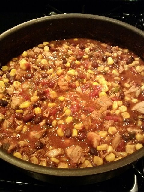 chicken and black bean chili