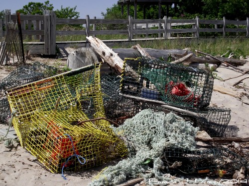 Lobster Traps at Sandy Point