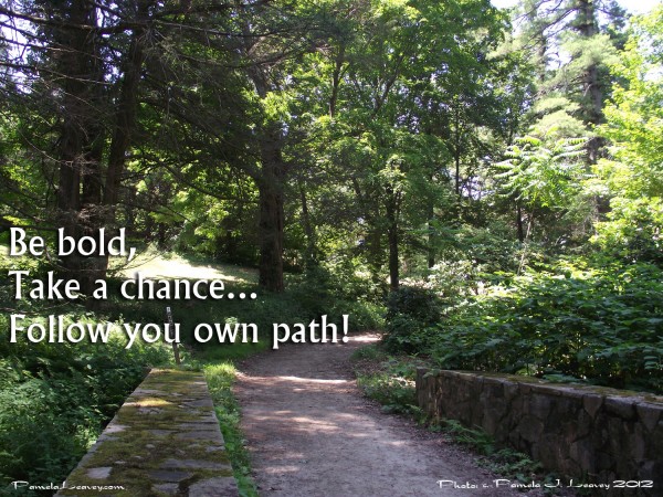 Be bold, Take a chance... Follow you own path!