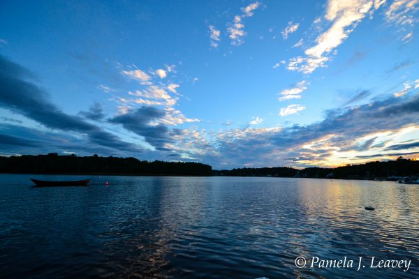 On the Merrimack River at Dusk