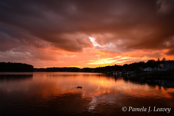 Sunset on the Merrimack River