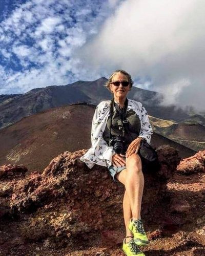 Pamela Leavey on MT Etna